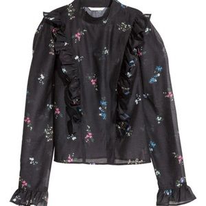 H & M Floral Blouse